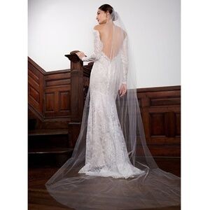 Anthropologie x Watters Ula lace long sleeve dress - Sz 14